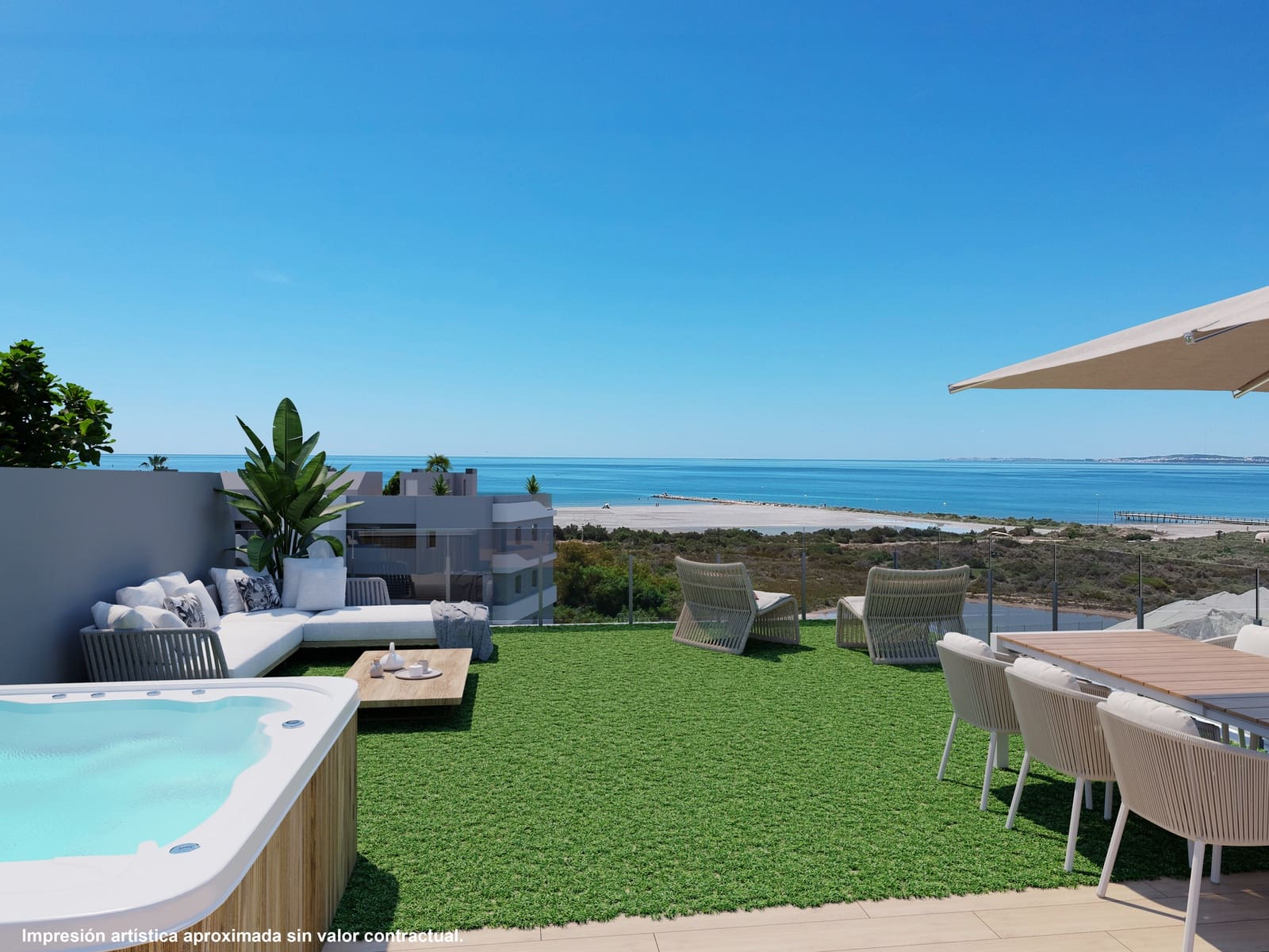 3 Zimmer Apartment zu verkaufen in Santa Pola mit Pool Garage - 375.000 € (Ref: 10011913)
