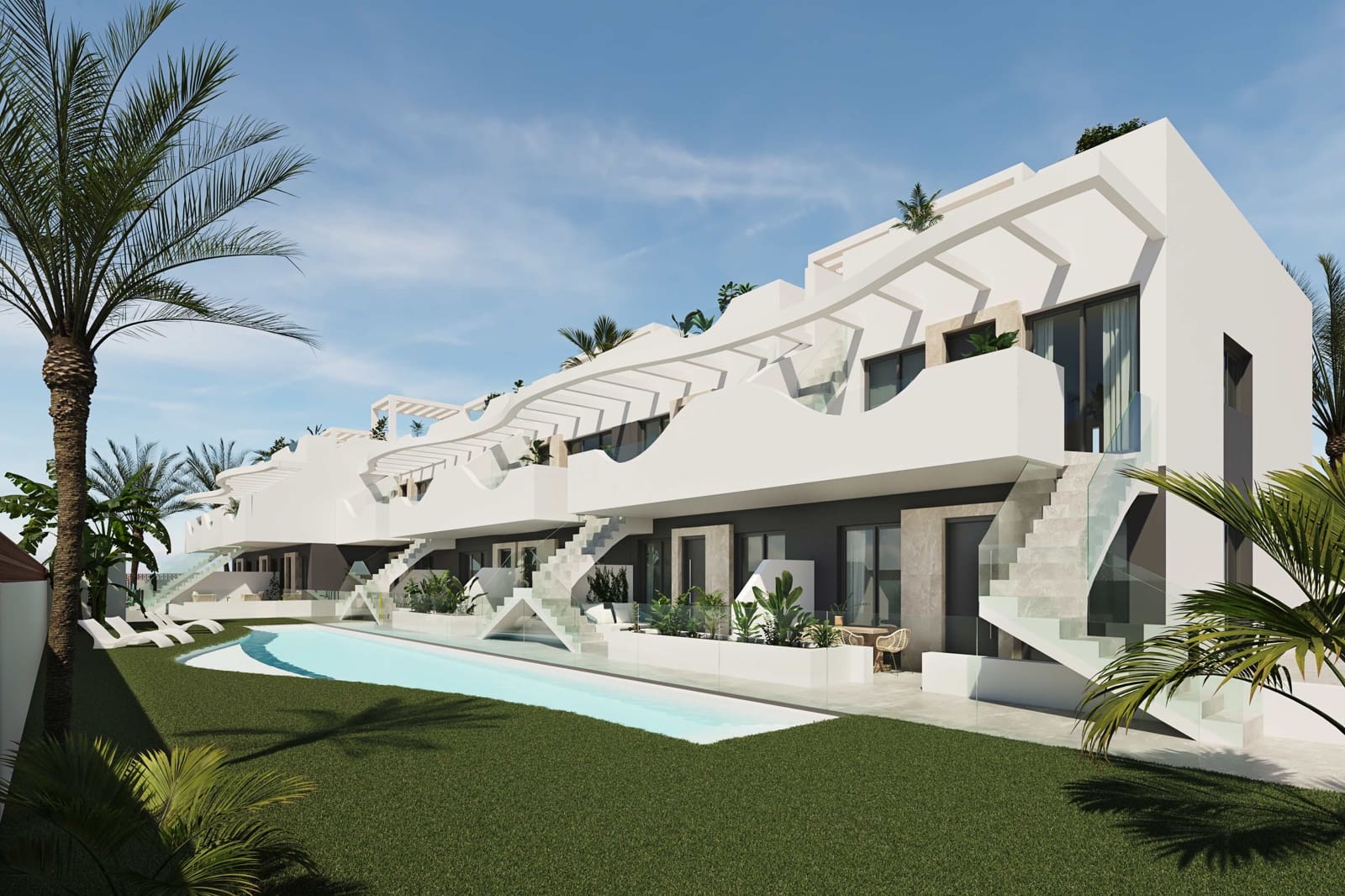 3 sovrum Bungalow till salu i Pilar de la Horadada med pool garage - 325 000 € (Ref: 10011916)