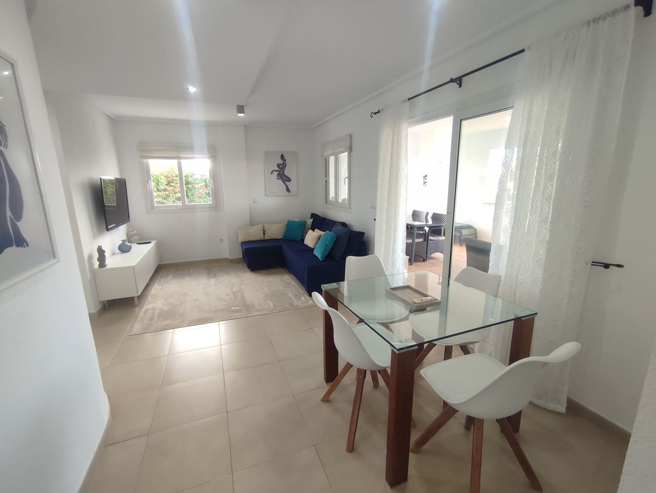 Apartamento de 2 habitaciones en Hacienda Riquelme en venta con piscina garaje - 195.000 € (Ref: 10130155)