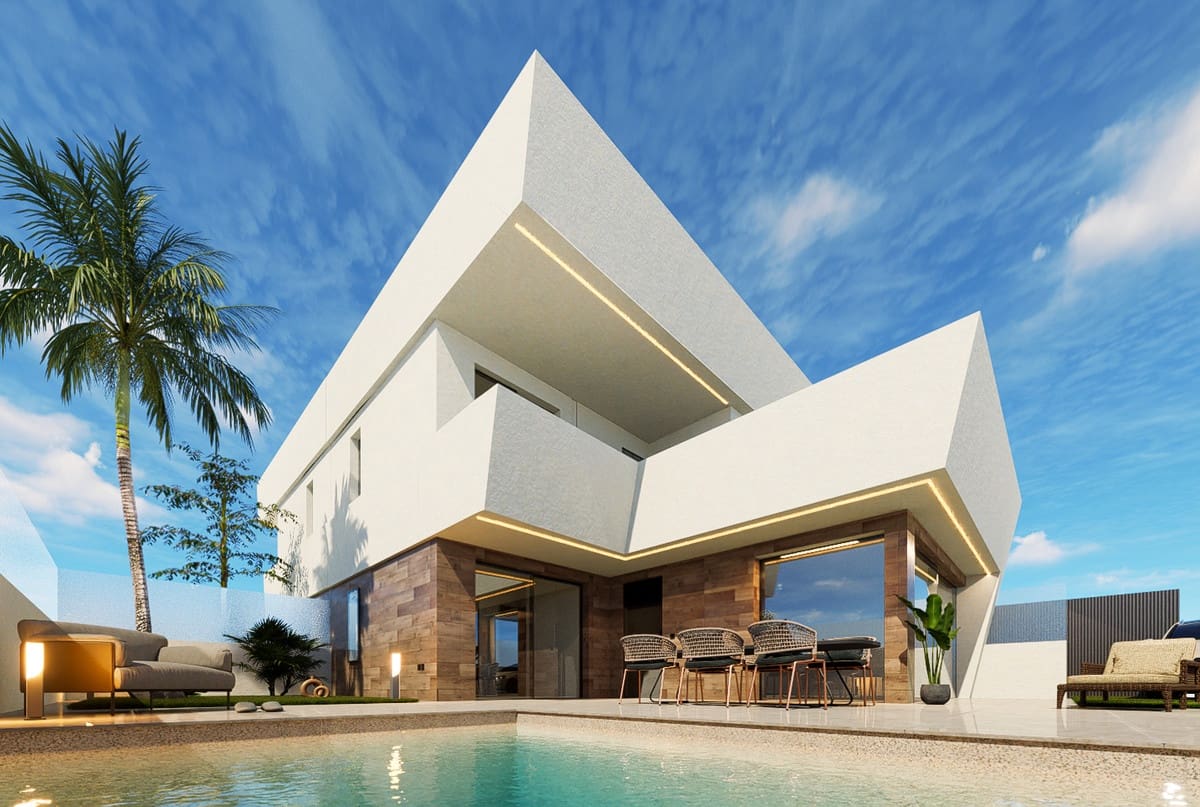 3 soverom Villa til salgs i San Pedro del Pinatar med svømmebasseng garasje - € 539 950 (Ref: 10167671)