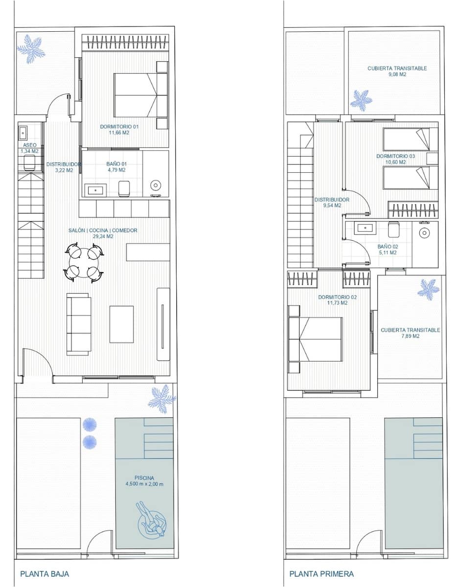 Casa de 3 habitaciones en Torre-Pacheco en venta con piscina - 295.900 € (Ref: 10175485)