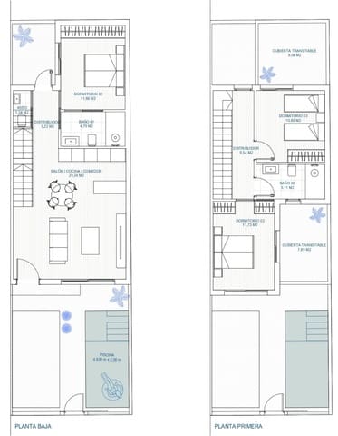 Casa de 3 habitaciones en Torre-Pacheco en venta con piscina - 295.900 € (Ref: 10175485)