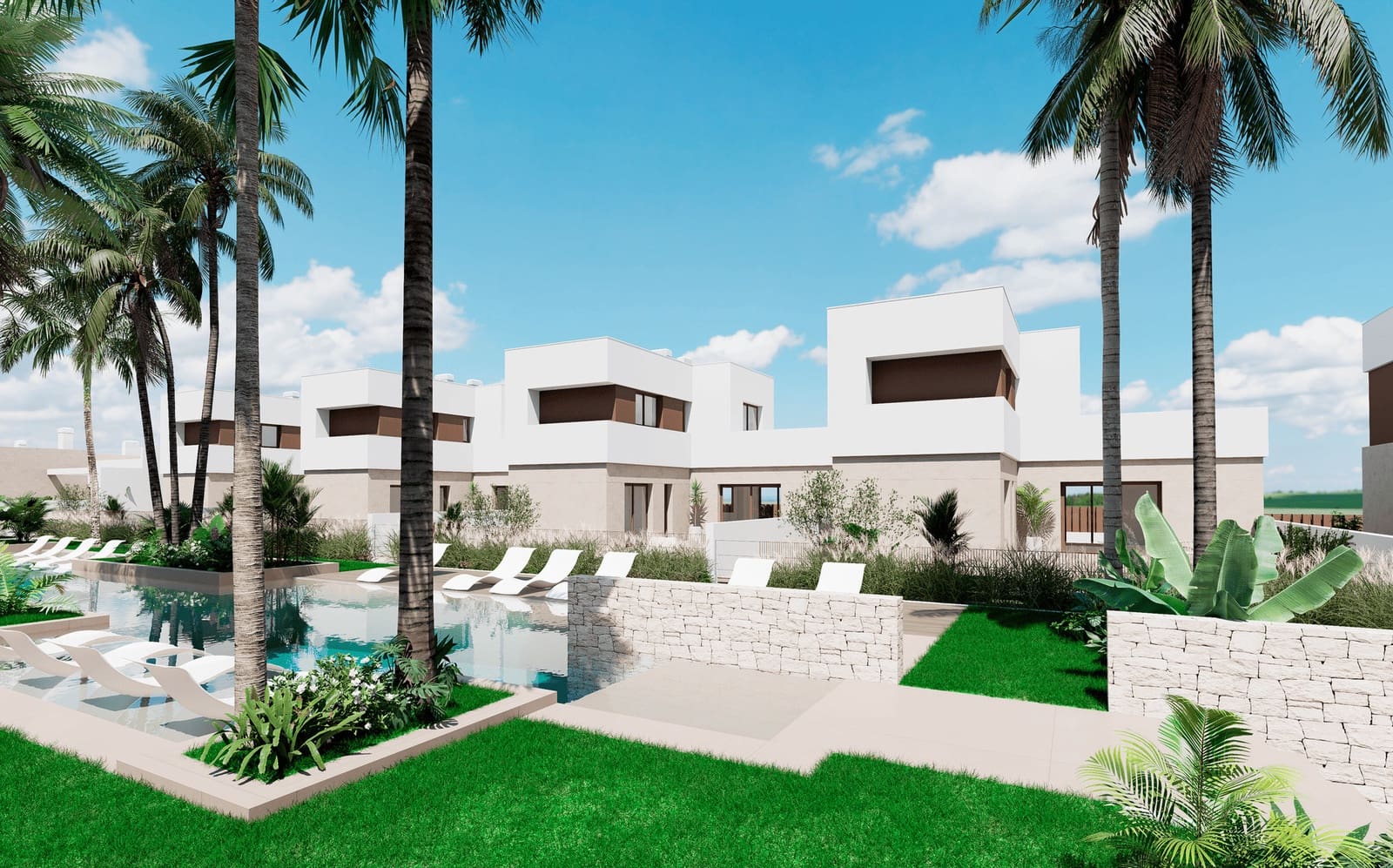 Bungalow de 3 habitaciones en Los Alcázares en venta con piscina - 350.000 € (Ref: 9617032)