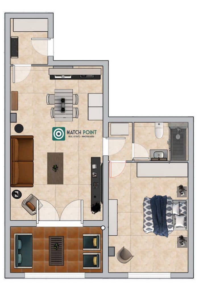 1 sypialnia Mieszkanie do wynajęcia w Almunecar - 550 € (Ref: 8298931)