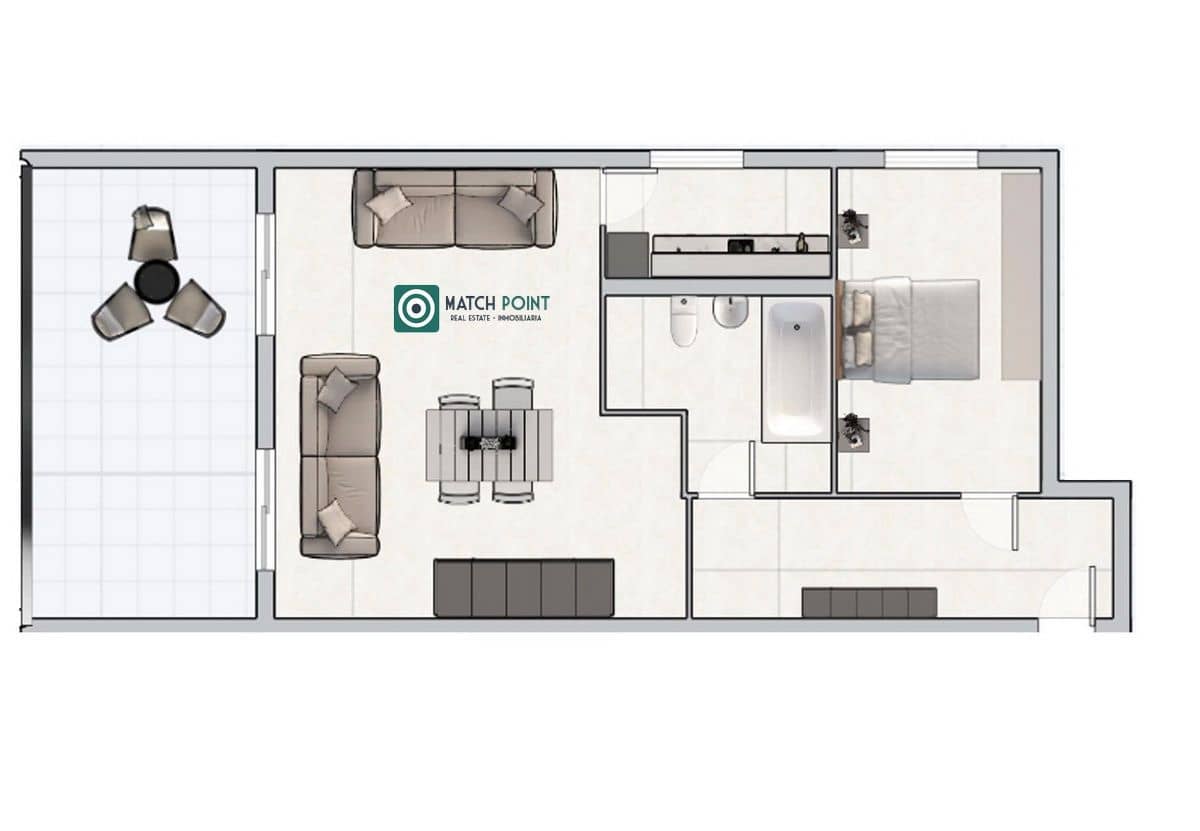 Apartamento de 1 habitación en Almuñécar en alquiler - 650 € (Ref: 8476382)