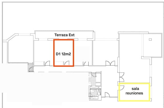 Kontor til leje i Hispanoamérica, Madrid by - € 600 (Ref: 9399966)