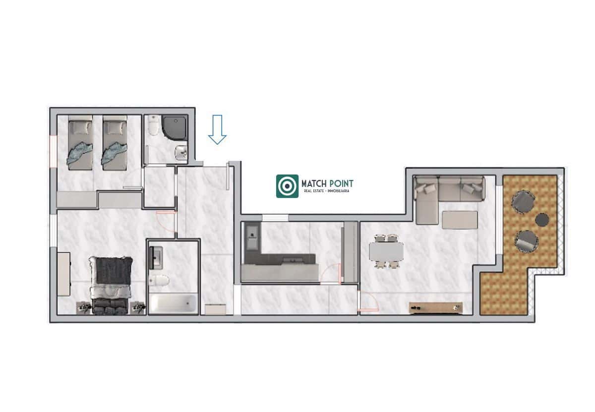 2 camera da letto Appartamento da affittare in Almunecar - 750 € (Rif: 9597142)