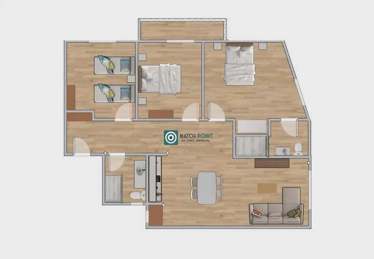 3 camera da letto Appartamento da affittare in Almunecar - 850 € (Rif: 9788771)