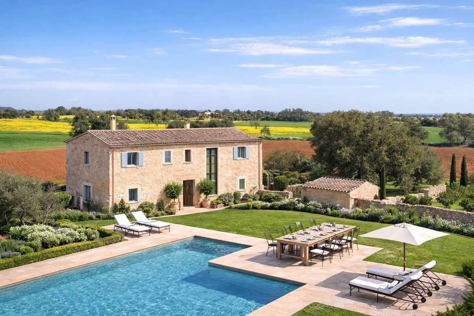 7 chambre Finca/Maison de Campagne à vendre à Algaida avec garage - 1 175 000 € (Ref: 9558818)