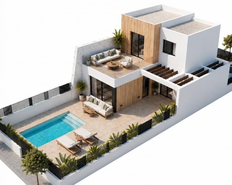 Casa de 3 habitaciones en Torre-Pacheco en venta con piscina garaje - 459.900 € (Ref: 10014781)