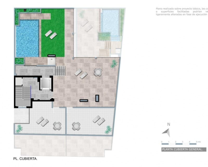 Leilighet til salgs i Torrevieja med svømmebasseng garasje - € 116 000 (Ref: 10019915)