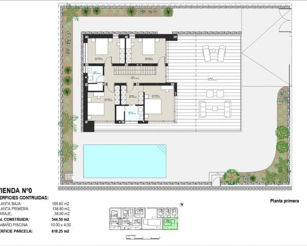 5 sypialnia Willa na sprzedaż w Torre de la Horadada, Pilar de la Horadada z basenem garażem - 3 600 000 € (Ref: 10101071)