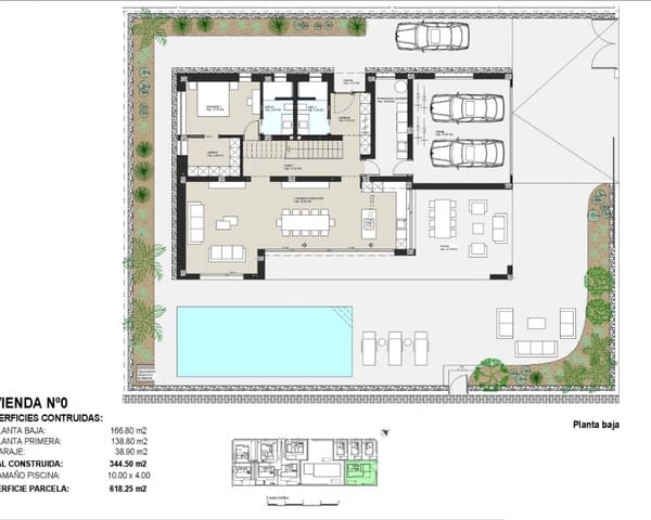 5 sypialnia Willa na sprzedaż w Torre de la Horadada, Pilar de la Horadada z basenem garażem - 3 600 000 € (Ref: 10101071)