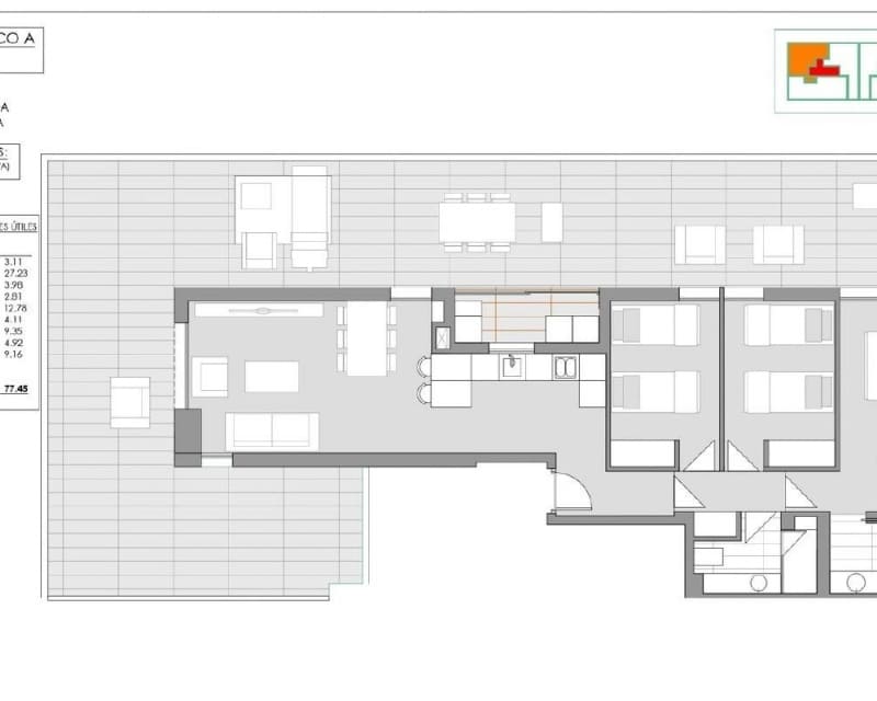 3 sypialnia Apartament na sprzedaż w Javea / Xabia z basenem garażem - 650 000 € (Ref: 10101073)