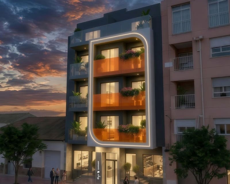 3 makuuhuone Huoneisto myytävänä paikassa Guardamar del Segura mukana uima-altaan - 275 000 € (Ref: 10101075)
