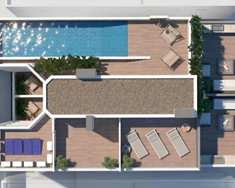 2 sovrum Lägenhet till salu i Guardamar del Segura med pool - 215 000 € (Ref: 10101076)
