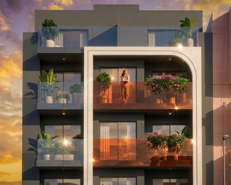 2 sovrum Lägenhet till salu i Guardamar del Segura med pool - 215 000 € (Ref: 10101076)