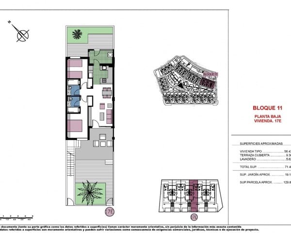 2 soverom Leilighet til salgs i Mil Palmeras, Pilar de la Horadada med svømmebasseng garasje - € 349 000 (Ref: 10167429)