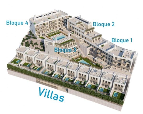 3 bedroom Apartment for sale in El Hornillo, Aguilas with pool garage - € 353,500 (Ref: 10168919)
