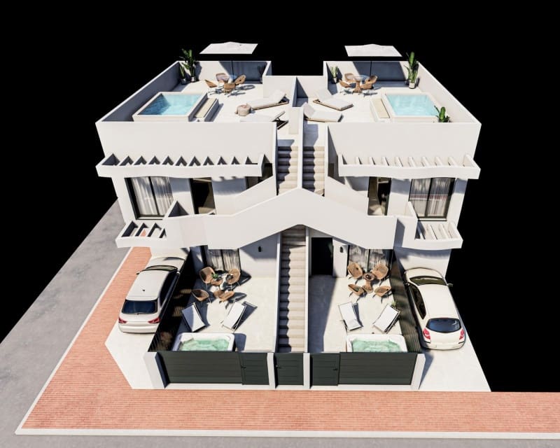 Bungalow de 2 habitaciones en San Pedro del Pinatar en venta con piscina garaje - 299.950 € (Ref: 10168921)