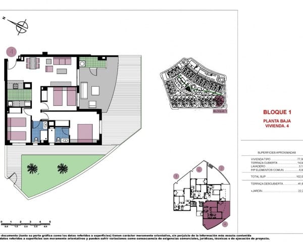 Apartamento de 3 habitaciones en Mil Palmeras, Pilar de la Horadada en venta con piscina garaje - 389.000 € (Ref: 10168933)