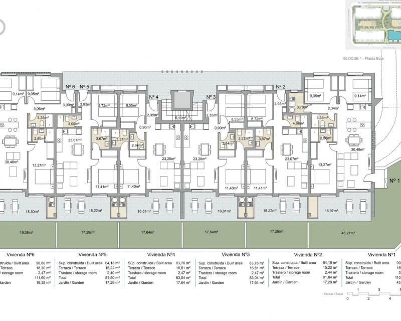 2 sovrum Lägenhet till salu i Pilar de la Horadada med pool garage - 269 000 € (Ref: 10168938)