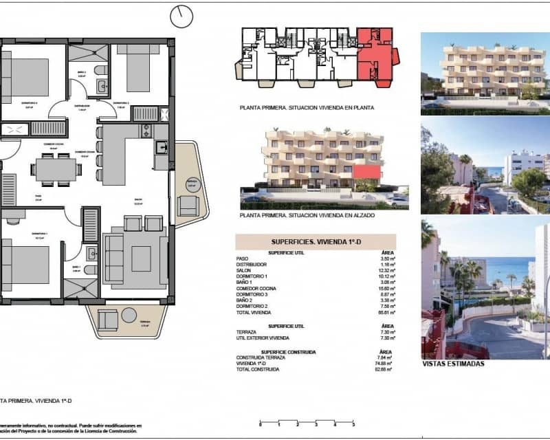 3 quarto Apartamento para venda em El Campello com piscina garagem - 420 000 € (Ref: 10169164)