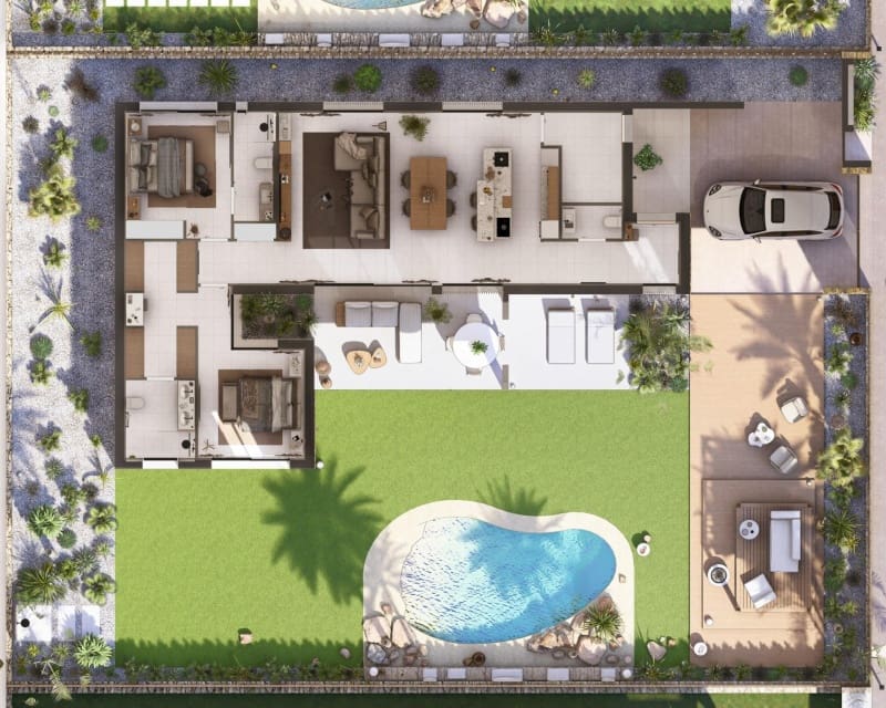 2 soveværelse Villa til salg i Banos y Mendigo med swimmingpool garage - € 461.000 (Ref: 10169166)