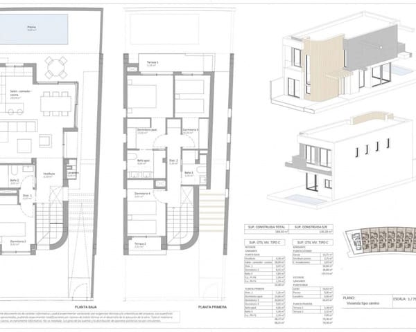 4 chambre Villa/Maison à vendre à Las Majadas - Las Molinetas - Labradorcico, Aguilas avec piscine garage - 399 000 € (Ref: 10169170)