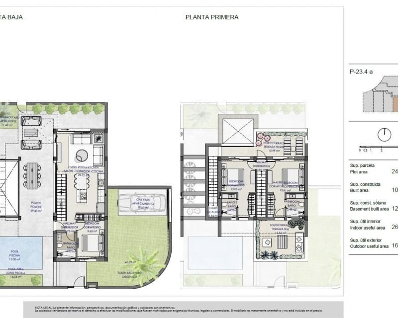Chalet de 3 habitaciones en Torre-Pacheco en venta con piscina - 755.000 € (Ref: 10169180)