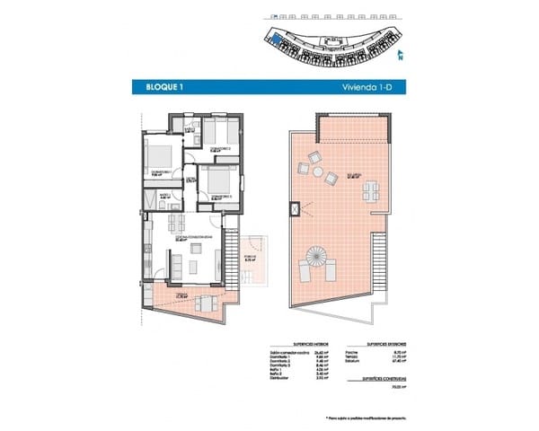 3 sypialnia Bungalow na sprzedaż w Pinar de Campoverde, Pilar de la Horadada z basenem garażem - 299 900 € (Ref: 10169188)