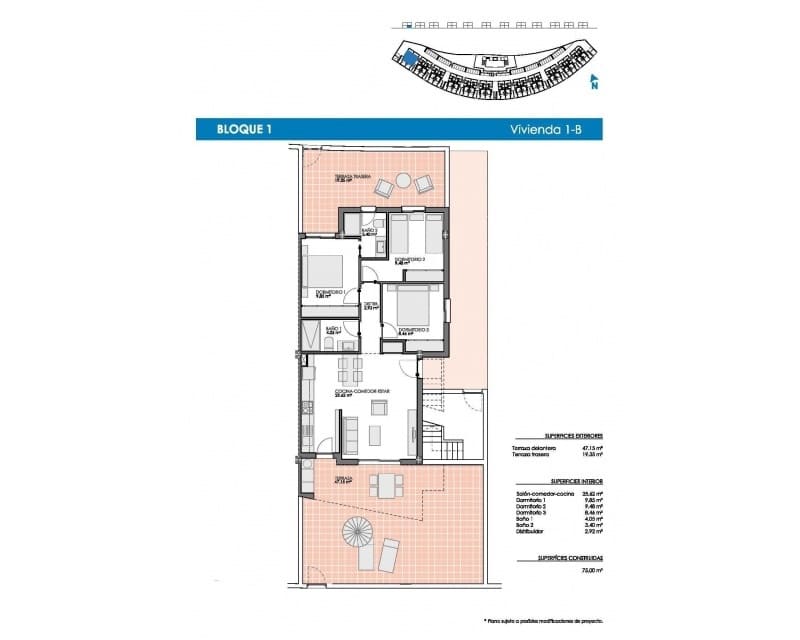 3 slaapkamer Bungalow te koop in Pilar de la Horadada met zwembad garage - € 284.900 (Ref: 10169189)
