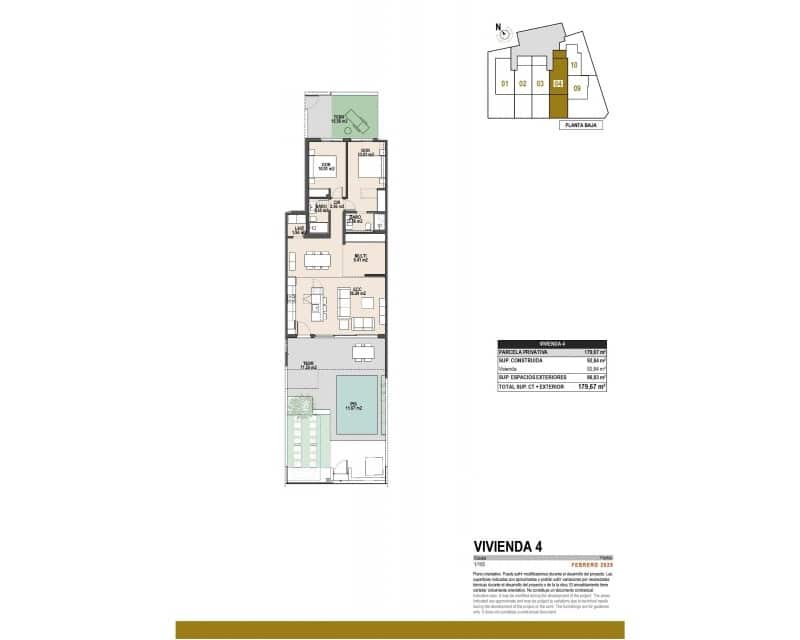 3 camera da letto Bungalow in vendita in Pilar de la Horadada con piscina garage - 459.000 € (Rif: 10169190)