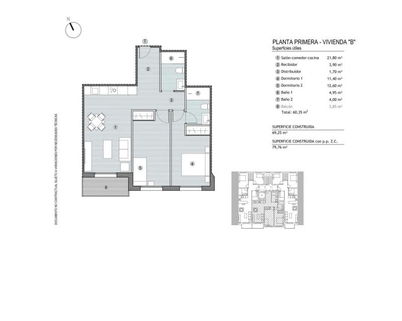 2 sypialnia Apartament na sprzedaż w Puerto de Mazarron - 195 000 € (Ref: 10169192)