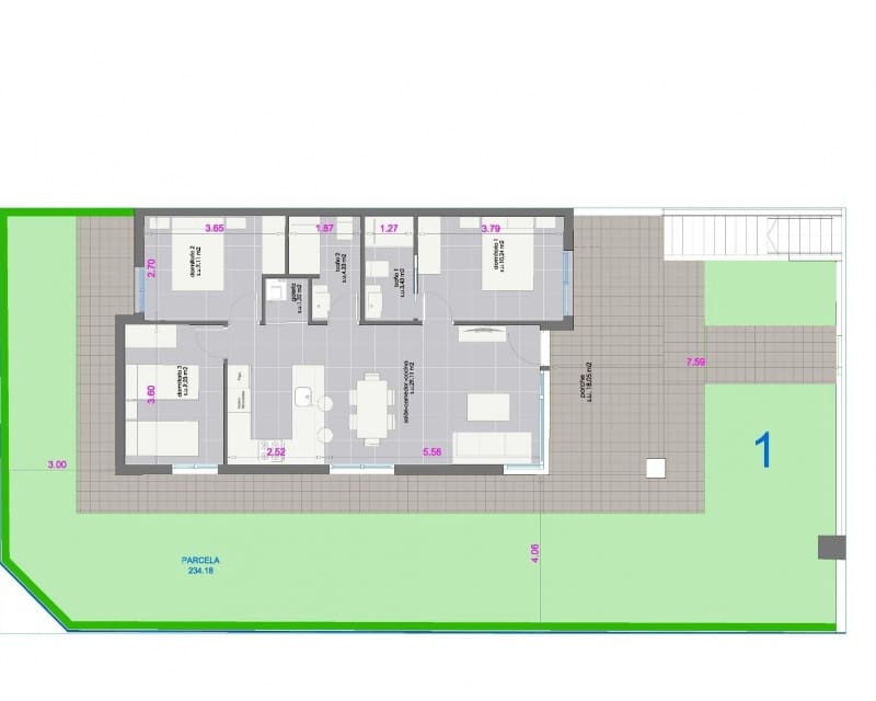3 bedroom Apartment for sale in Pilar de la Horadada with pool garage - € 375,000 (Ref: 10169193)