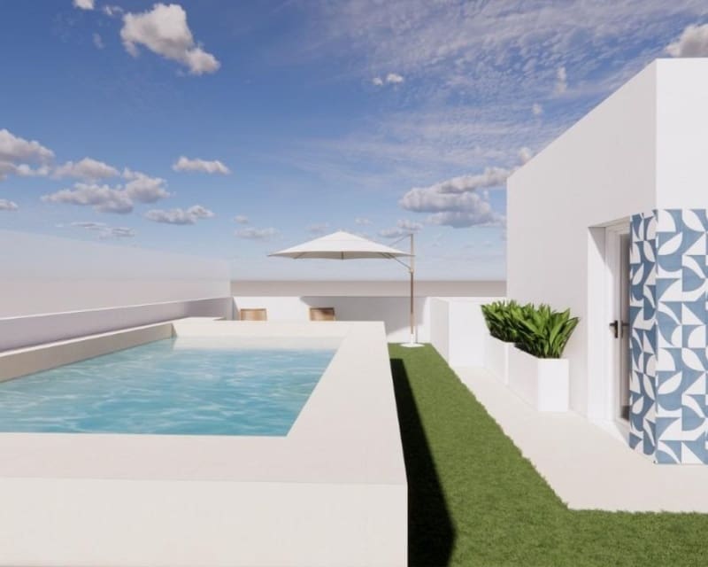 2 makuuhuone Huoneisto myytävänä paikassa Torre de la Horadada mukana uima-altaan - 275 900 € (Ref: 10169200)