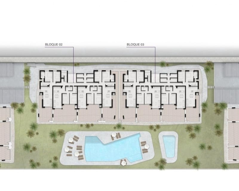 2 chambre Appartement à vendre à Pueblo Lucero avec piscine garage - 339 000 € (Ref: 10169203)