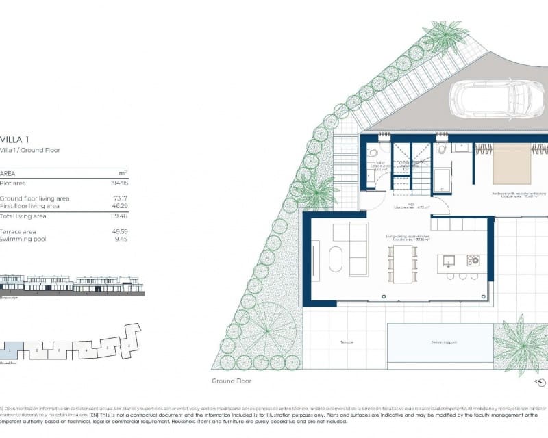 3 Zimmer Villa zu verkaufen in El Valle Golf Resort mit Pool Garage - 700.000 € (Ref: 10169208)