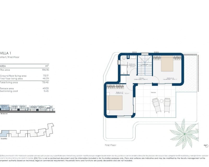 3 Zimmer Villa zu verkaufen in El Valle Golf Resort mit Pool Garage - 700.000 € (Ref: 10169208)