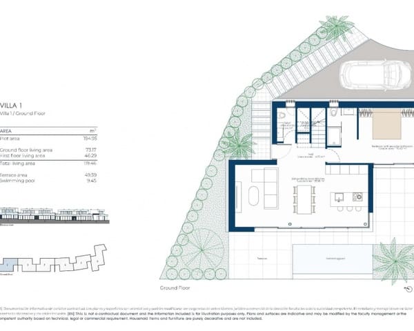 3 soveværelse Villa til salg i El Valle Golf Resort, Murcia by med swimmingpool garage - € 700.000 (Ref: 10169208)