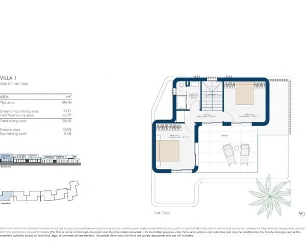3 soveværelse Villa til salg i El Valle Golf Resort, Murcia by med swimmingpool garage - € 700.000 (Ref: 10169208)