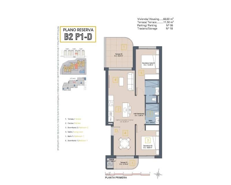 2 slaapkamer Appartement te koop in Los Alcazares met zwembad garage - € 344.900 (Ref: 10169216)