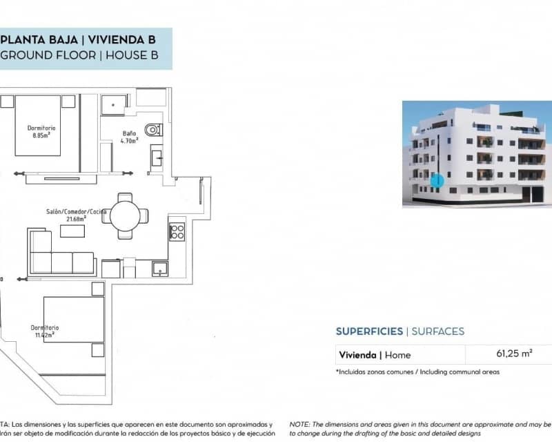 2 slaapkamer Appartement te koop in Torrevieja - € 225.000 (Ref: 10169233)