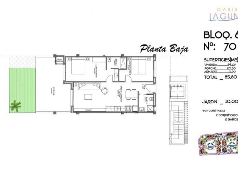 2 quarto Apartamento para venda em El Raso com piscina garagem - 229 000 € (Ref: 10169240)