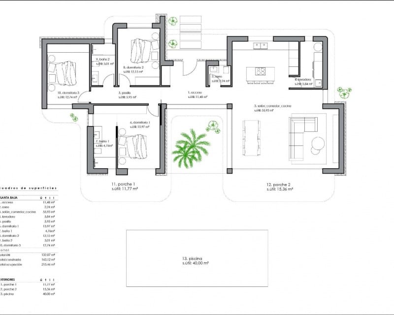 3 makuuhuone Huvila myytävänä paikassa La Romana mukana uima-altaan 
autotalli - 508 096 € (Ref: 10170197)