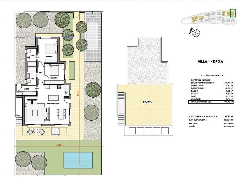 2 Zimmer Villa zu verkaufen in Hacienda del Alamo mit Pool - 311.900 € (Ref: 10170198)