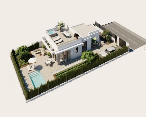 2 makuuhuone Huvila myytävänä paikassa Hacienda del Alamo, Fuente Alamo de Murcia mukana uima-altaan - 311 900 € (Ref: 10170198)