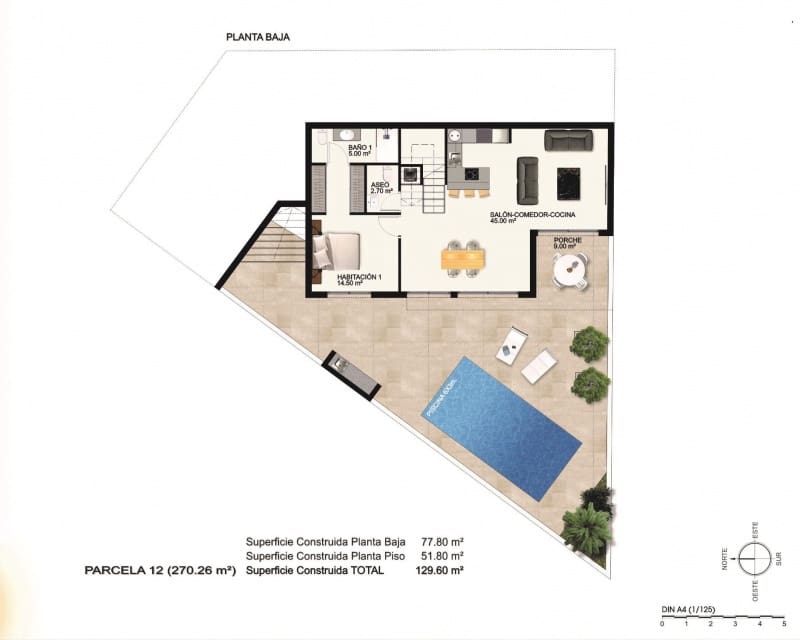3 camera da letto Villa in vendita in Ciudad Quesada con piscina - 649.000 € (Rif: 8124732)
