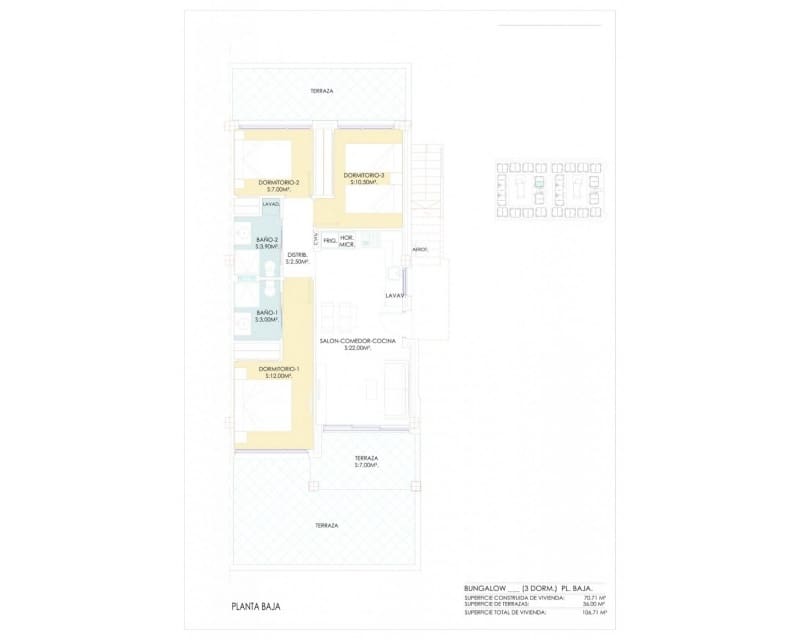 3 chambre Appartement à vendre à Los Balcones avec piscine - 290 000 € (Ref: 8182075)