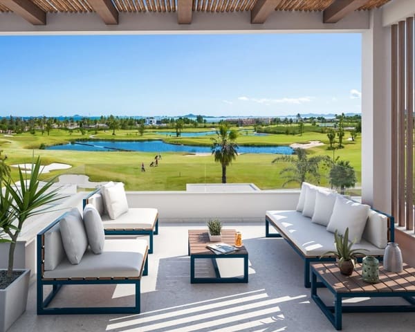3 soveværelse Lejlighed til salg i Las Lomas de Rame - Bahía Bella, Los Alcázares med swimmingpool - € 435.000 (Ref: 8312236)